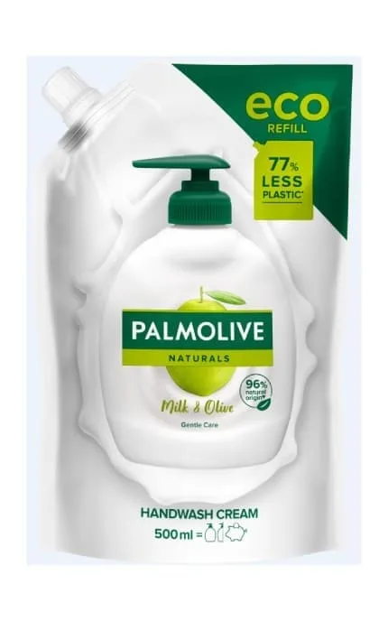 Рідке мило для рук Palmolive Naturals Молочко та Оливка