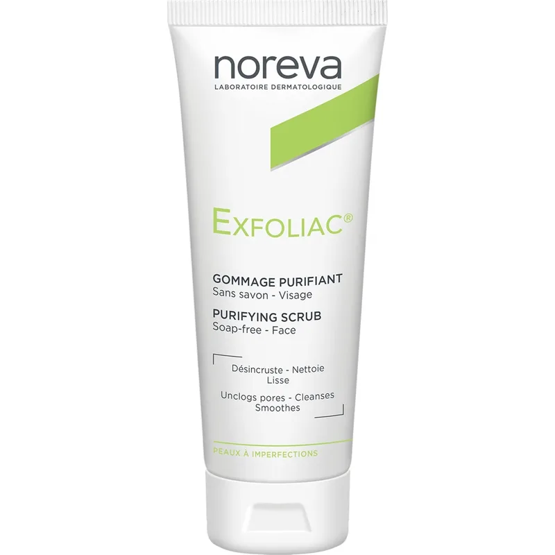 Скраб Noreva (Норева) Exfoliac для комбінованої жирної шкіри обличчя 50 мл