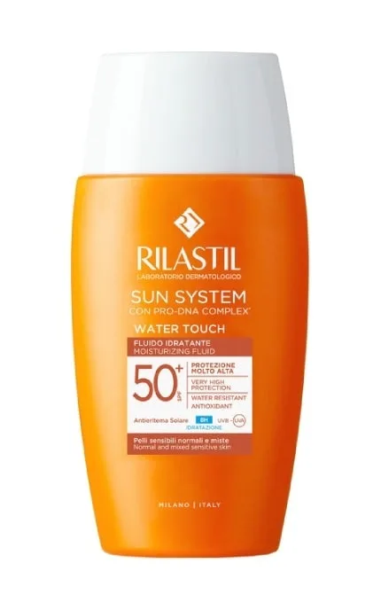 Флюїд Rilastil (Ріластіл) Sun System сонцезахисний зволожуючий для обличчя на водній основі з SPF 50, 50 мл