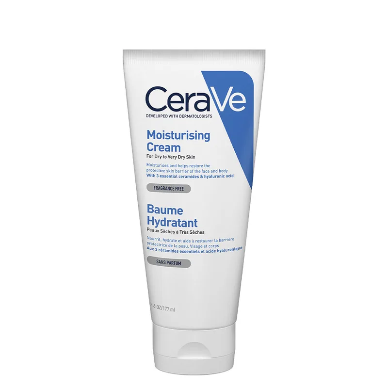 Крем CeraVe (Сераве) зволожувальний для сухої шкіри обличчя і тіла 177 мл