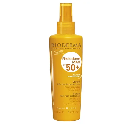 Дитячий сонцезахисний спрей для обличчя й тіла Bioderma Photoderm Pediatrics Spray SPF50+ 200 мл