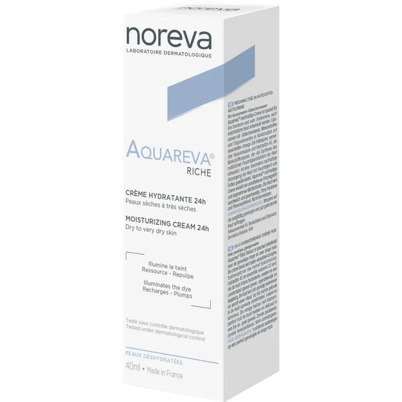 Зволожуючий крем для обличчя Noreva Aquareva 24h, 40мл (P01055)