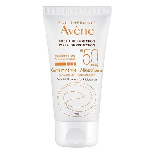 Сонцезахисний крем Avene (Авене) мінеральний SPF50 для надмірно чутливої шкіри 50 мл