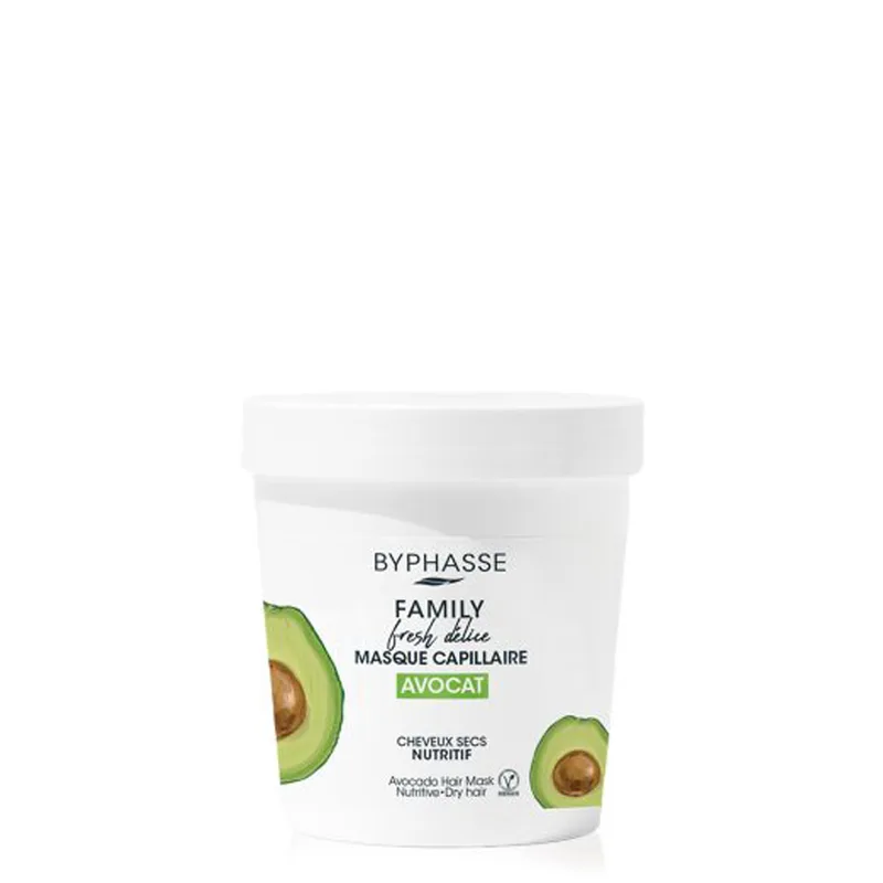 Маска Byphasse (Біфас) Family Fresh Delice для сухого волосся з авокадо 250 мл