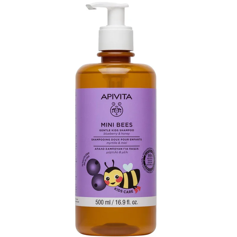 Шампунь Apivita Mini Bees м'який дитячий, 500 мл