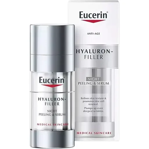 Сироватка та пілінг Eucerin (Юцерін) Hyaluron-Filler нічна 30 мл