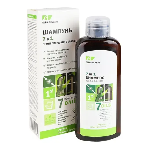 Шампунь Elfa Pharm 7 олій 7 в 1 200 мл (5901845500609)