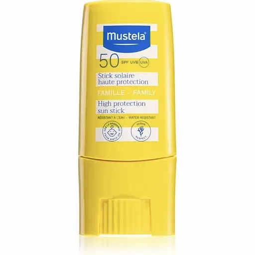 Mustela Sun Stick SPF50 Family Сонцезахисний стік для всієї сім'ї 9 мл (2027 р.)