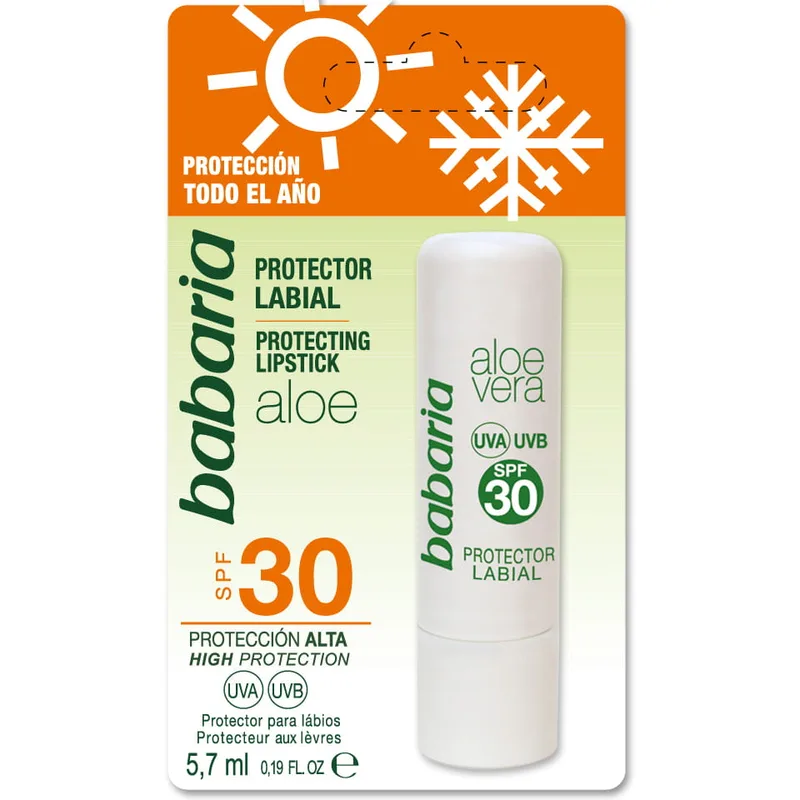 Бальзам Babaria (Бабарія) захисний для губ SPF30 5,7 мл