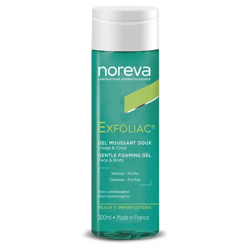 Гель для вмивання Noreva Laboratoires Exfoliac Gentle Foaming Gel м'який 200 мл