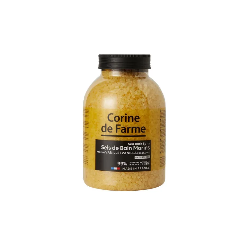 Сіль морська Corine de Farme (Корін де Фарм) для ванн Ваніль