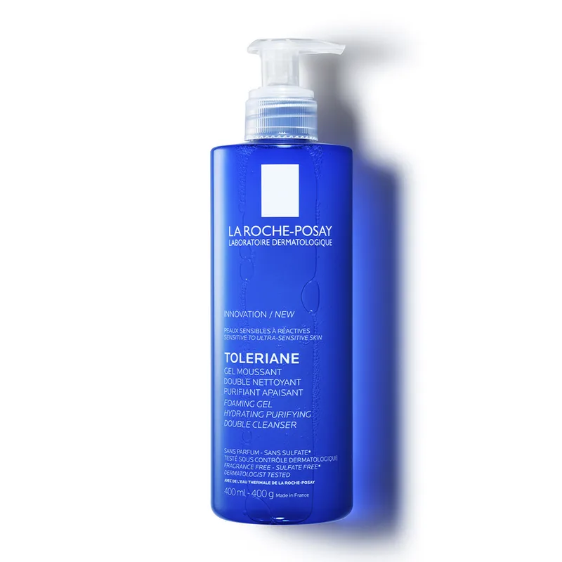 Гель-мус La Roche-Posay (Ля Рош-Позе) Toleriane для очищення та зволоження подвійної дії 400 мл