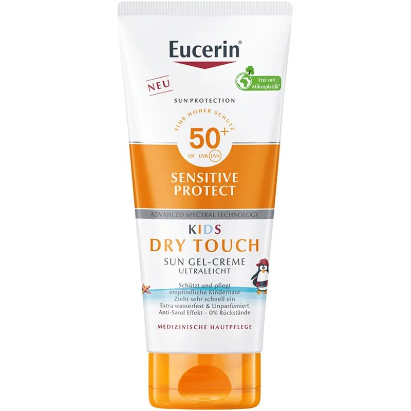 Сонцезахисний гель-крем Eucerin (Юцерін) Sun для дітей ультралегкий з SPF 50+ 200 мл
