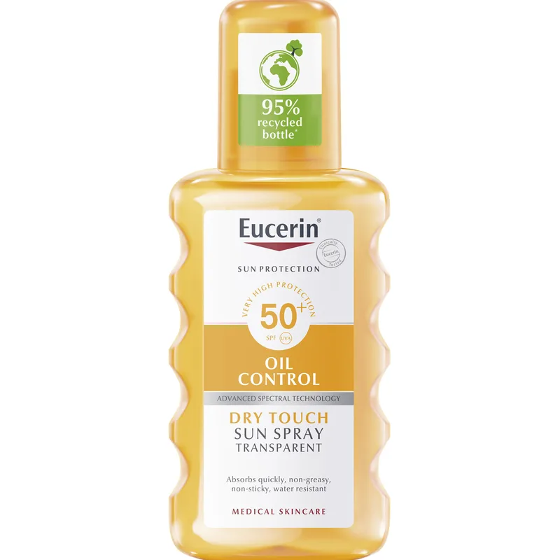 Спрей Eucerin (Юцерін) сонцезахисний з SPF50+ для тіла з матуючим ефектом 200 мл