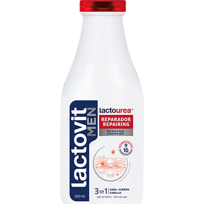 Гель Lactovit (Лактовіт) для душу Lactourea чоловічий 500 мл