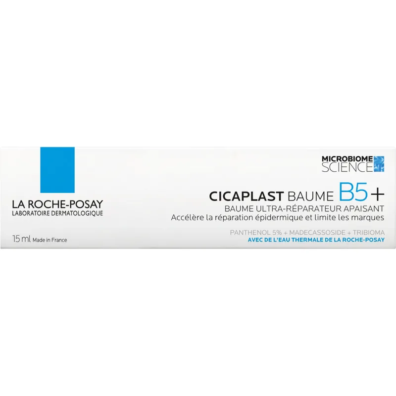 Бальзам La Roche-Posay (Ля Рош-Позе) Cicaplast Baume B5 заспокійливий відновлювальний для пошкодженої або подразненої шкіри обличчя і тіла немовлят, дітей та дорослих, 15 мл