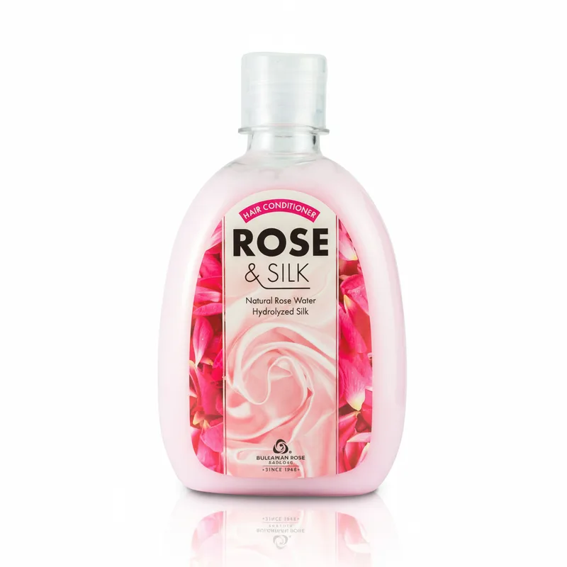 Бальзам-кондиціонер Rose & Silk з трояндовою водою та шовком від Bulgarian Rose 320 мл