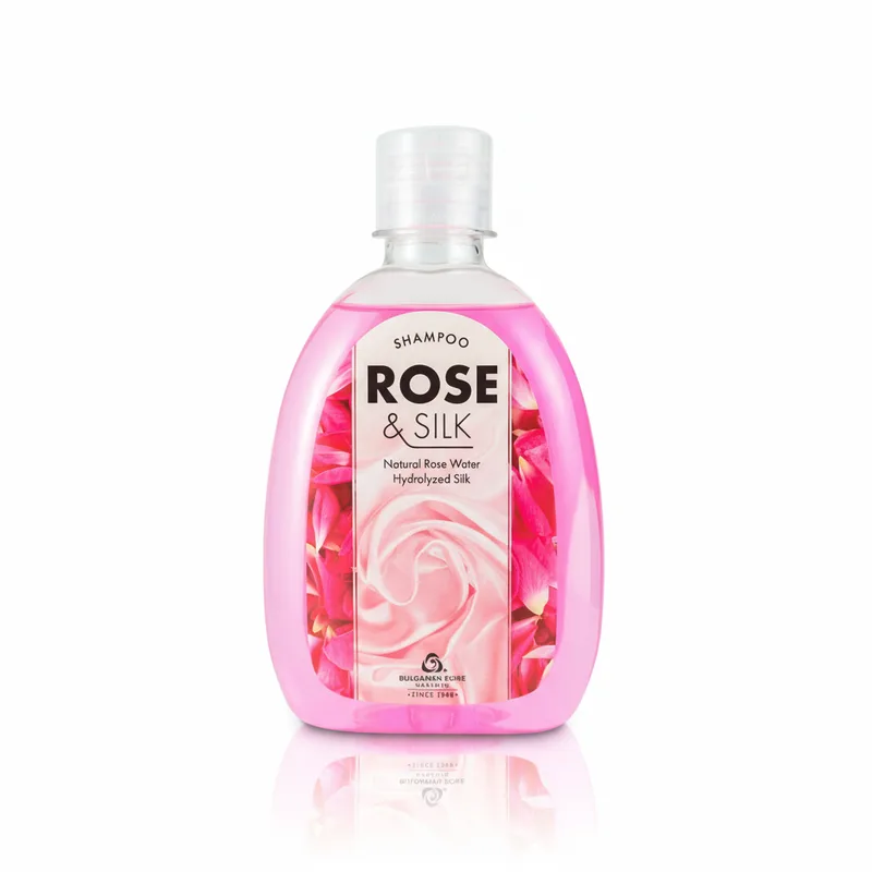 Шампунь Rose & Silk із трояндовою водою та шовком від Bulgarian Rose 320 мл