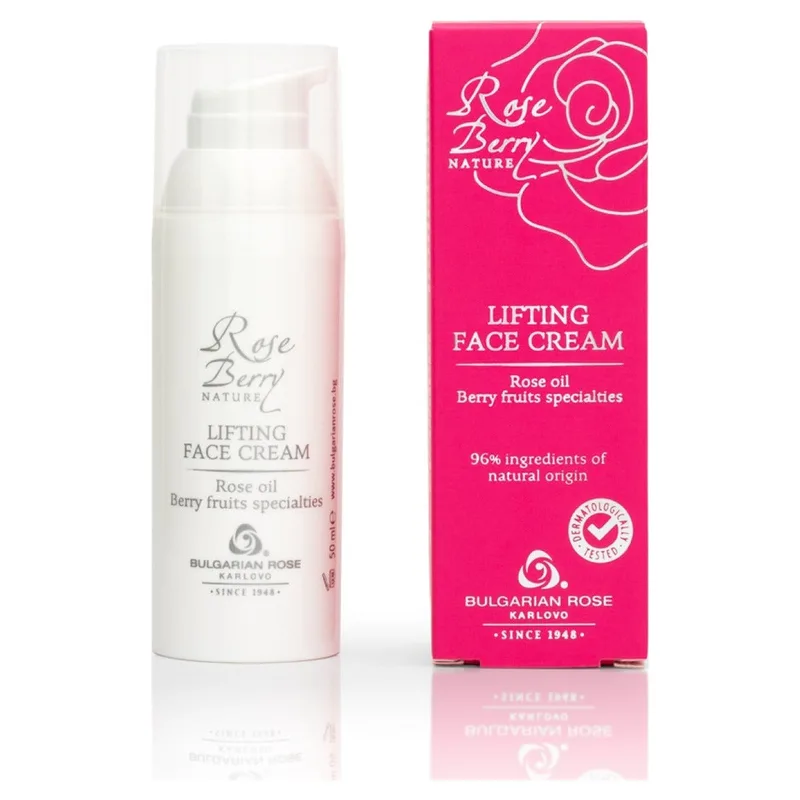 Ліфтинг-крем для обличчя Rose Berry Nature від Bulgarian Rose 50 мл