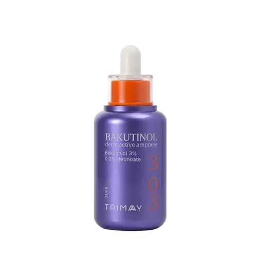 Відновлювальна сироватка для обличчя з бакучіолом 30 мл Trimay bakutinol derm active ampoule