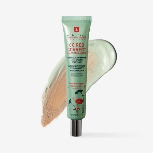 СС-крем для лица с Центеллой азиатской Erborian CC Red Correct à la Centella Asiatica