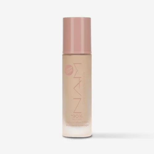 Тональний крем для обличчя № 05W «Warm Beige» 30 мл NAM fluid dewy foundation 05w warm beige