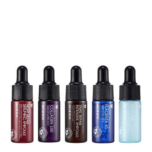 Набір сироваток для обличчя (мініатюри) 46.5 мл Mizon ampoule miniature set