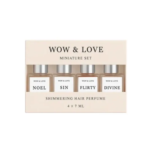 Набір шимерних парфумів для волосся 7 мл * 4 WOW&LOVE hair perfume set