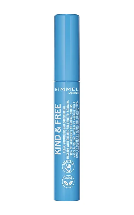 Туш для вій Rimmel Kind&Free об'ємна, відтінок 002 (Brown Black), 7 мл