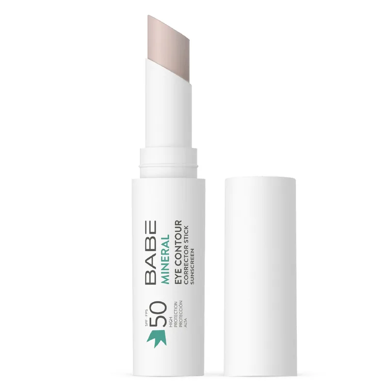 Стік-коректор для контуру очей BABE LABORATORIOS (Бабе Лабораторіос) Sun Protection (Сан Протекшн) сонцезахисний з фізичними фільтрами SPF 50 4 г