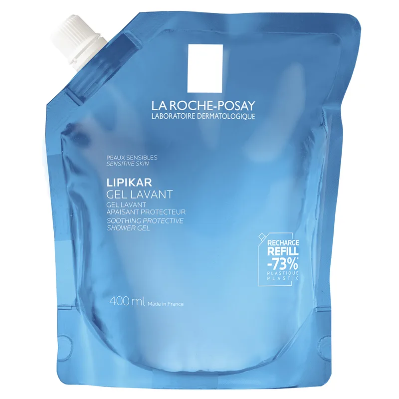 Гель La Roche-Posay (Ля Рош-Позе) Lipikar очищаючий із заспокійливими та захисними властивостями 400 мл рефіл