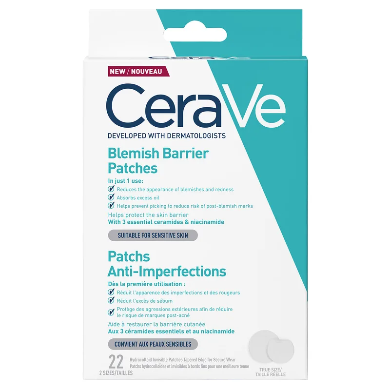 Патчі CeraVe (Сераве) гідроколоїдні для точкової дії проти недосконалостей шкіри обличчя №22