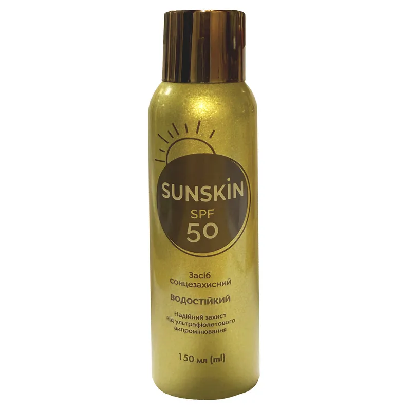 Засіб Sunskin (Санскін) сонцезахисний водостійкий SPF50 150 мл + сумка шопер