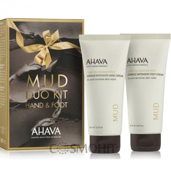 Набір "Дует" з грязі Мертвого моря Ahava Kit Duo Mud Hand & Foot (hand/cr/100ml + foot/cr/100ml)