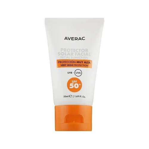 Сонцезахисний крем для обличчя SPF 50+ 50 мл Averac protector solar facial spf 50+