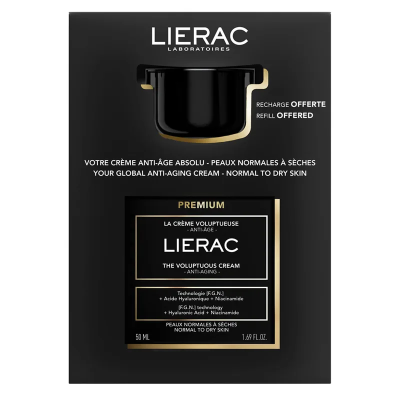Набір LIERAC (Лієрак) Преміум Крем для обличчя денний 50 мл + змінний блок 50 мл