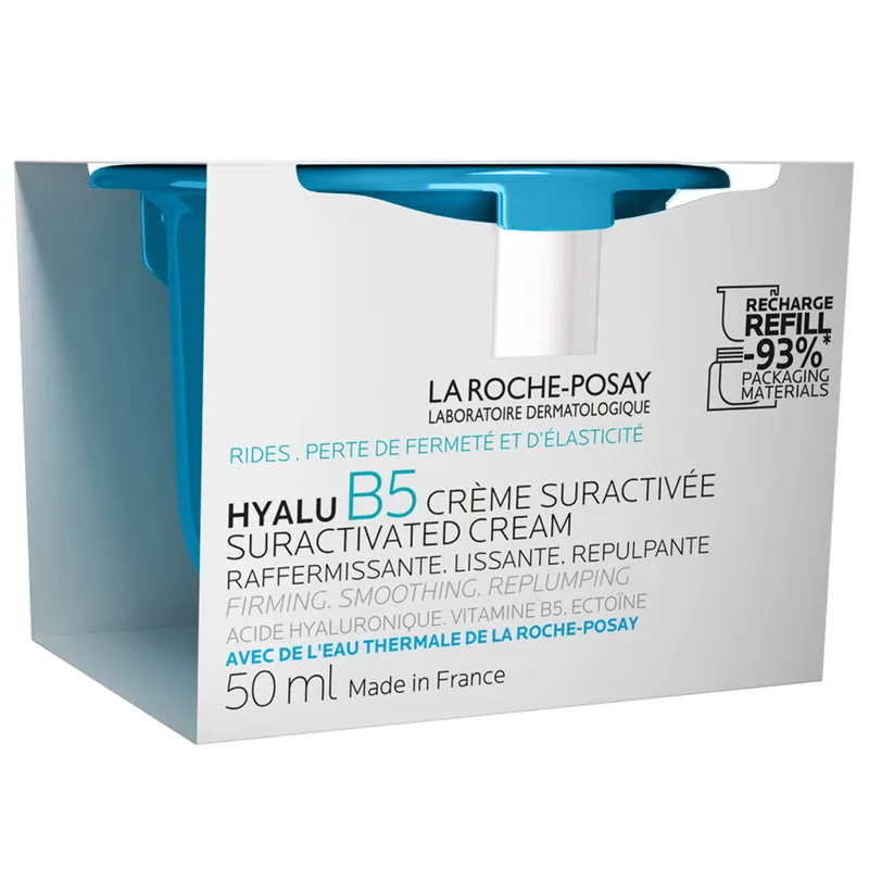 Крем для корекції зморшок La Roche-Posay (Ля Рош-Позе) Гіалу Б5 розгладжує та відновлює пружність чутливої шкіри зміний блок 50 мл