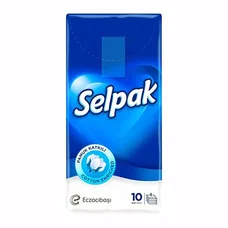 Хустинки Selpak носові блакитні