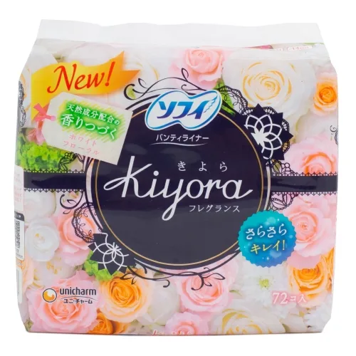Прокладки щоденні Happy Floral Sofy Kiyora daily pads happy floral