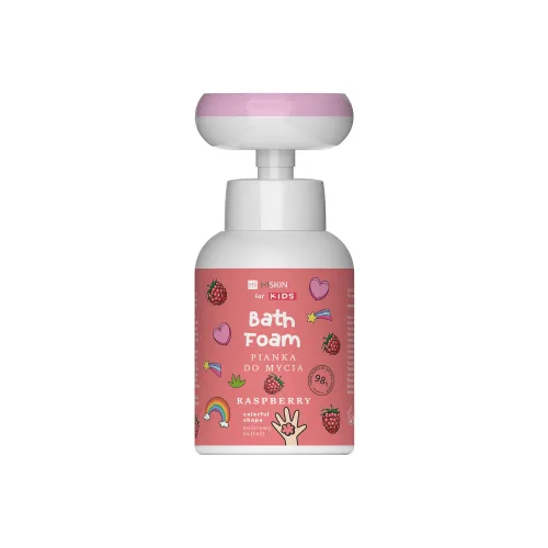 Піна для душу та рук з ароматом малини КВІТКА 300 мл HiSkin kids shower and hand foam with raspberry flower