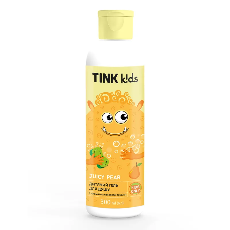 Дитячий гель для душу Tink kids Juicy Pear 300 мл (4823109410633)