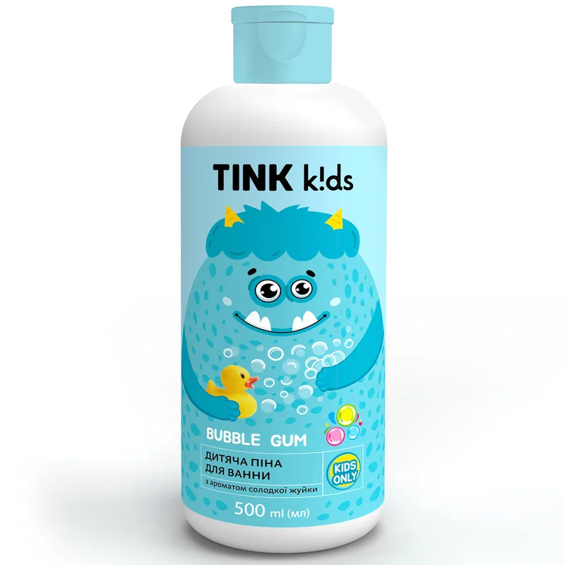 Дитяча піна для ванни Tink kids Bubble Gum 500 мл (4823109410824)