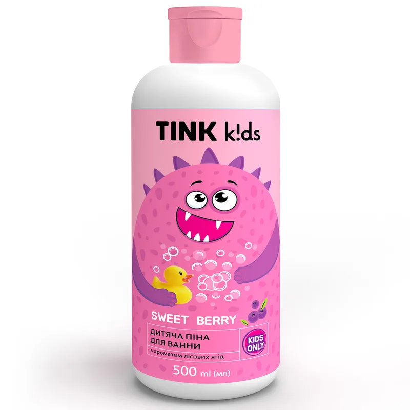 Дитяча піна для ванни Tink kids Sweet Berry 500 мл (4823109410725)