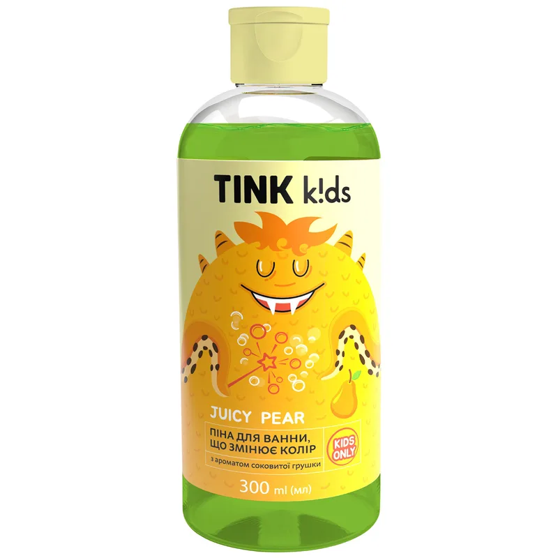 Піна для ванни Змінює колір Juicy Pear kids 300 мл Tink (346493145)