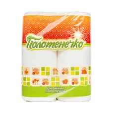 Рушники паперові Полотенечко біл. №2
