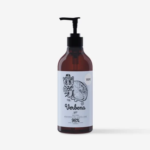 Мило для рук із ароматом вербени 500 мл YOPE natural moisturizing liquid soap verbena