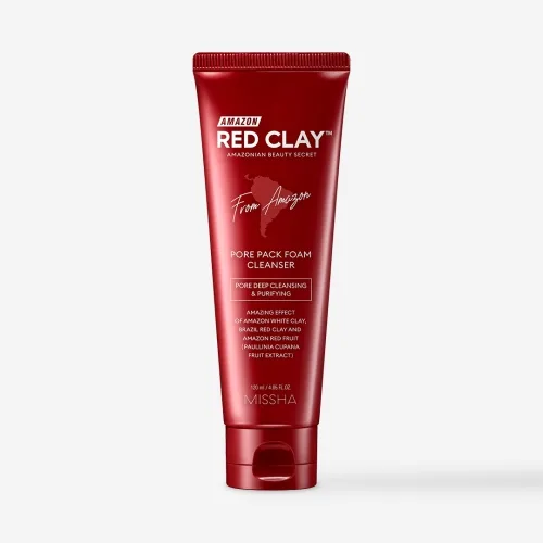 Пінка для вмивання Missha Amazon Red Clay Pore Pack Foam Cleanser 120 мл