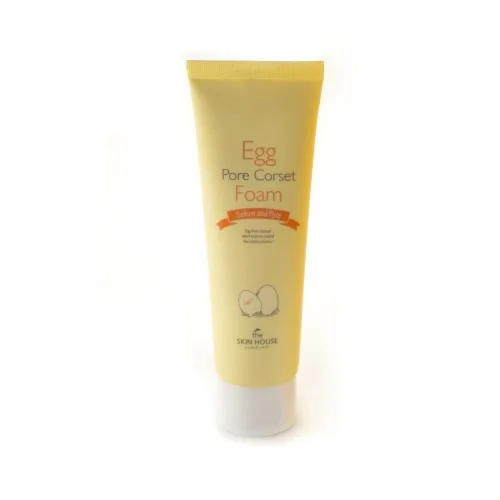 Пінка для вмивання для звуження пор з яєчним екстрактом 120 мл The Skin House Egg Pore Corset Foam