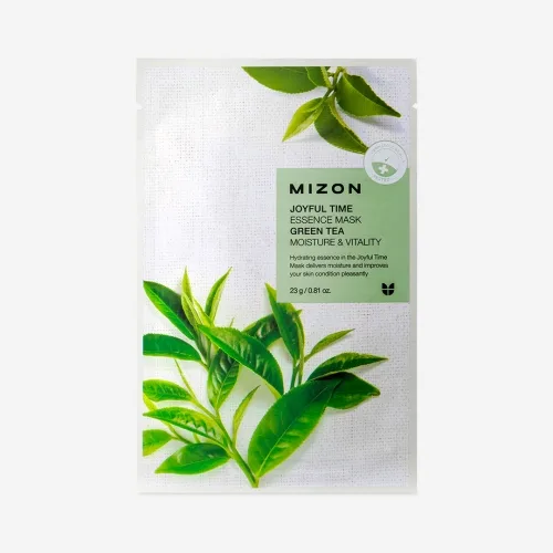 Тканинна маска з екстрактом зеленого чаю 23 мл Mizon Joyful Time Essence Mask Green Tea
