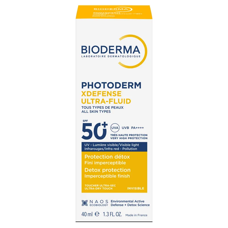 Ультрафлюїд для обличчя BIODERMA (Біодерма) Фотодерм XDefense (Дефенс) сонцезахисний невидимий SPF 50+ 40 мл